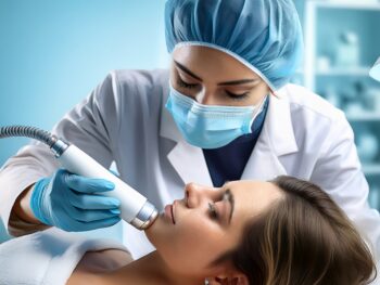 Firefly apresente uma moca com idade de 21 a 31 anos em um consultorio recebendo tratamento em sua